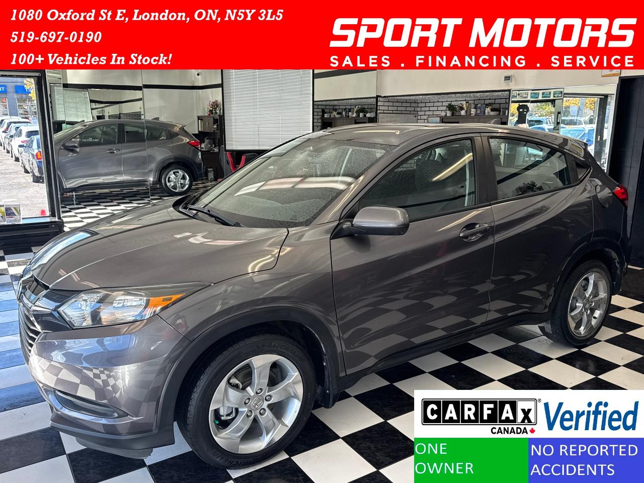 Used 2016 Honda HR-V LX AWD+Camera+Heated Seats+A/C+CLEAN CARFAX for sale in London, ON