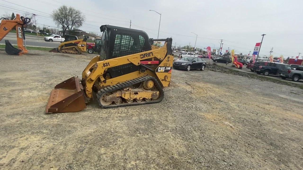 2015 CATERPILLAR 259DLRC COMPACT TRACK LOADER 6625 HRS - BKT - AUX HYD - A/C CAB - JOYSTICK STRG - REAR VIEW CAMERA Photo4