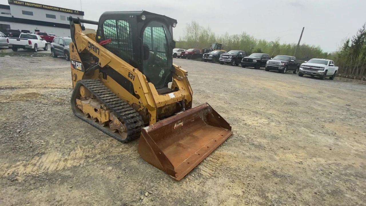 2015 CATERPILLAR 259DLRC COMPACT TRACK LOADER 6625 HRS - BKT - AUX HYD - A/C CAB - JOYSTICK STRG - REAR VIEW CAMERA Photo