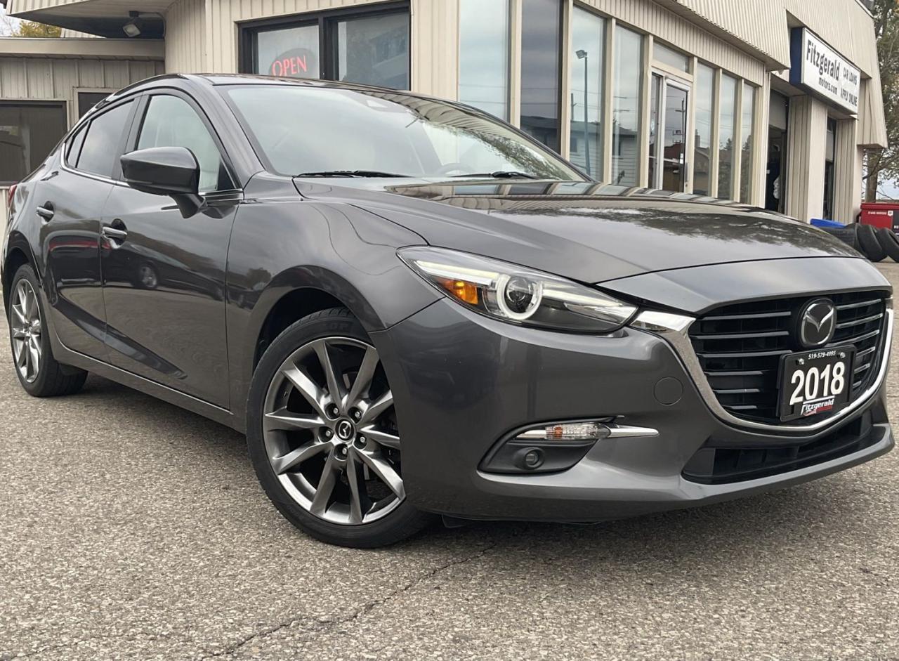 Used 2018 Mazda MAZDA3 GT - LEATHER! NAV! BACK-UP CAM! BSM! for sale in Kitchener, ON