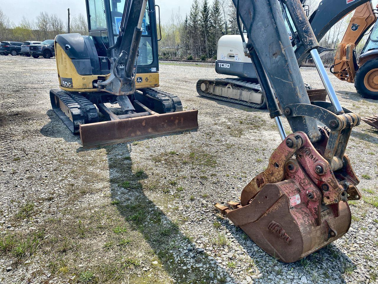 2014 John Deere 50G Mini Excavator EXCAVATOR Model, 50G Mini Excavator. (1-4.9 Tons) 3172 hr. Photo3