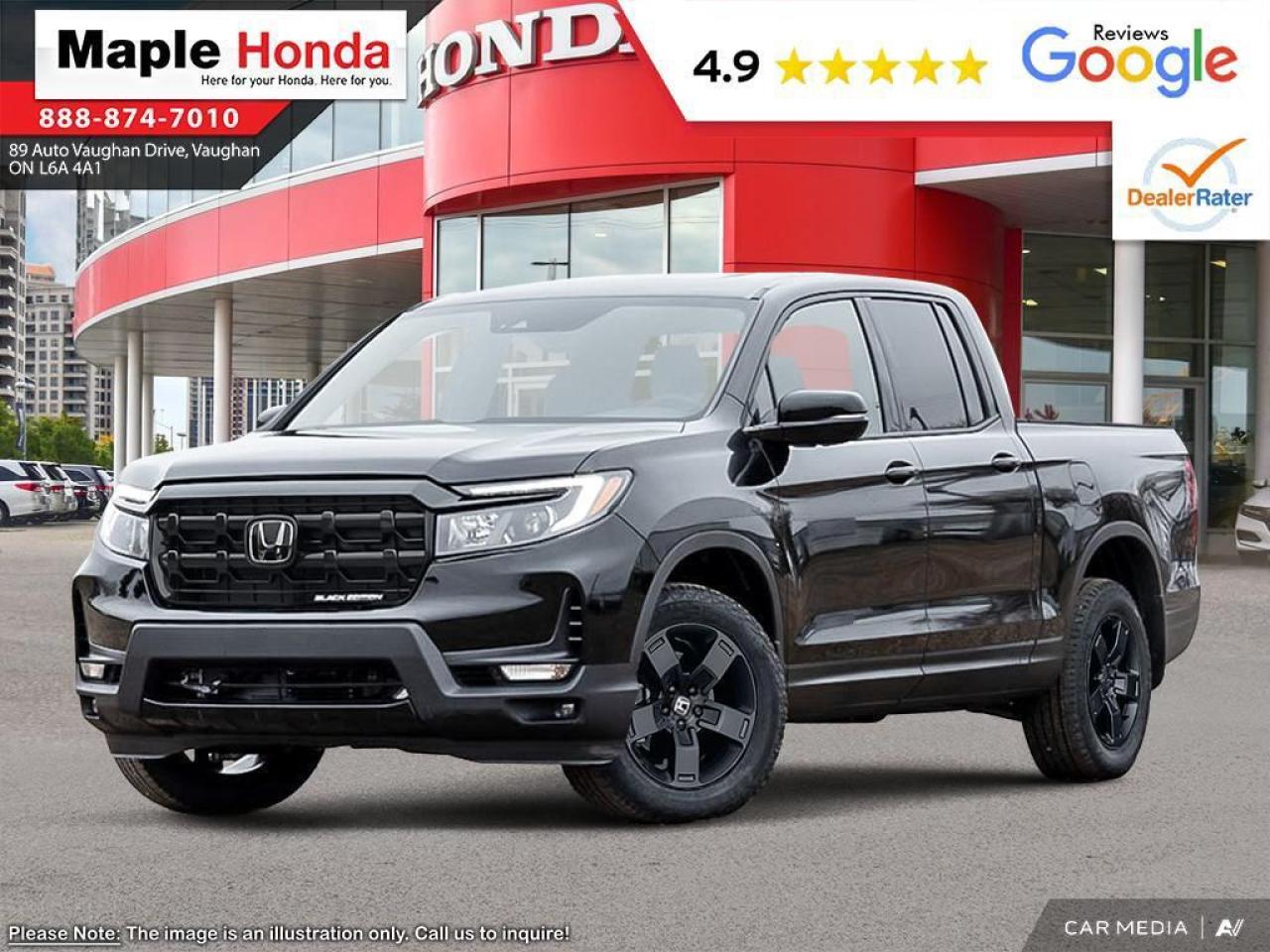 New 2025 Honda Ridgeline Black Edition AWD for sale in Vaughan, ON