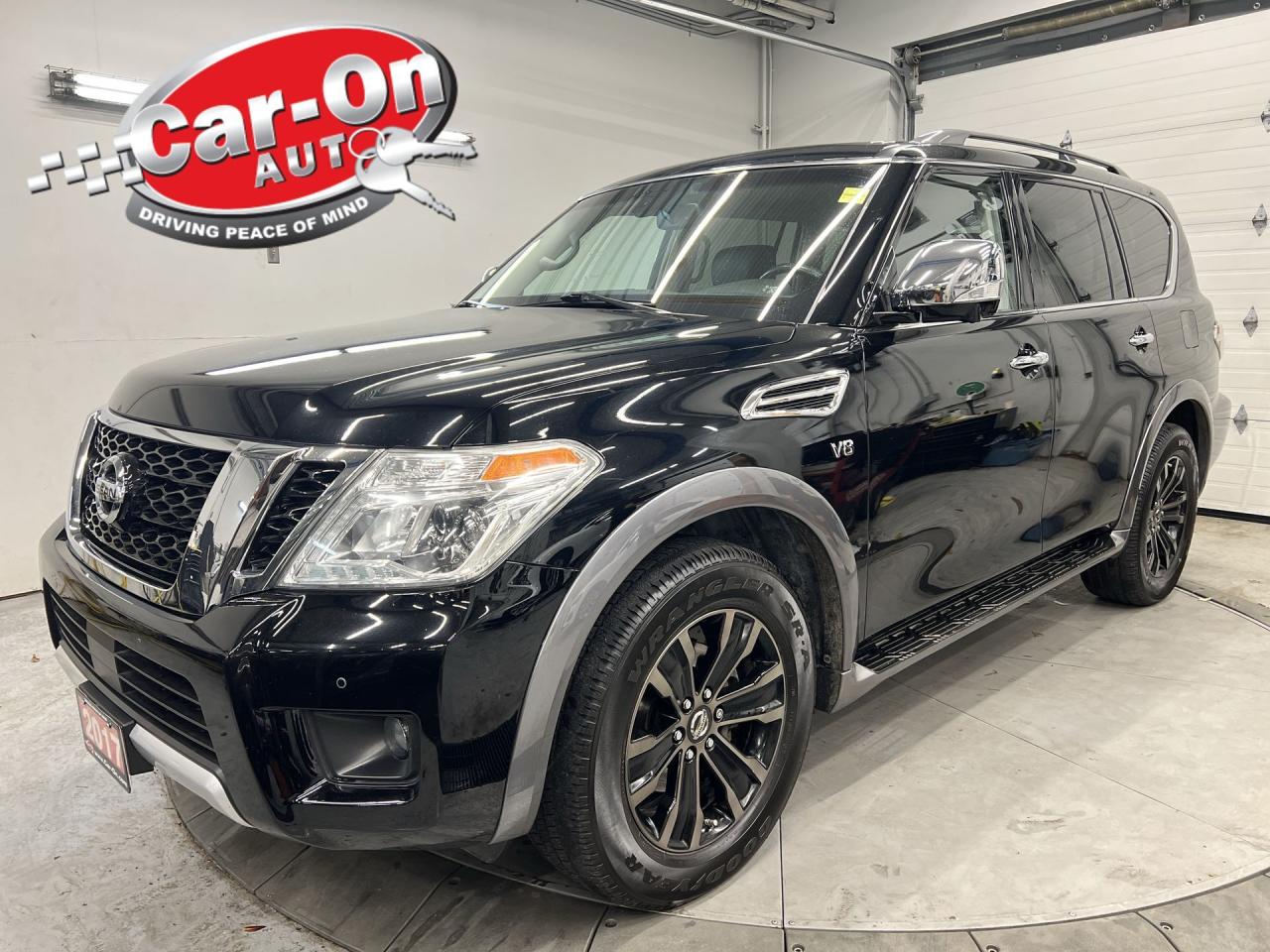 Used 2017 Nissan Armada PLATINUM | 7-PASS | DVD |LEATHER |SUNROOF |360 CAM for sale in Ottawa, ON