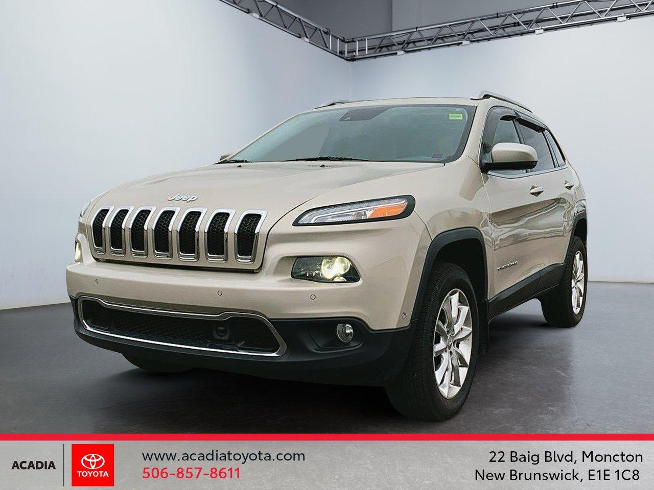 Used 2015 Jeep Cherokee Limited for sale in Moncton, NB