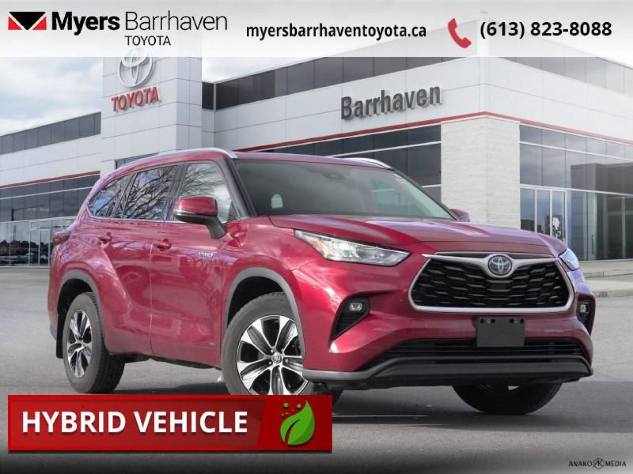 Used 2021 Toyota Highlander Hybrid XLE  - Sunroof -  Power Liftgate - $321 B/W for sale in Ottawa, ON