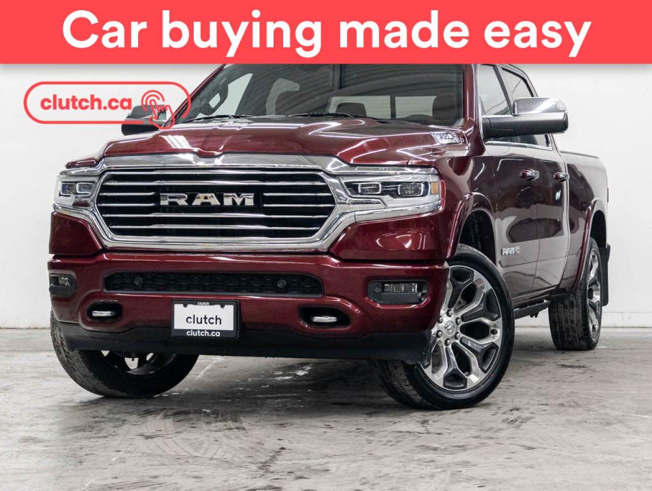 Used 2020 RAM 1500 Longhorn Crew Cab 4X4 w/ Uconnect 4C, Dual Zone A/C, Panoramic Sunroof for sale in Toronto, ON