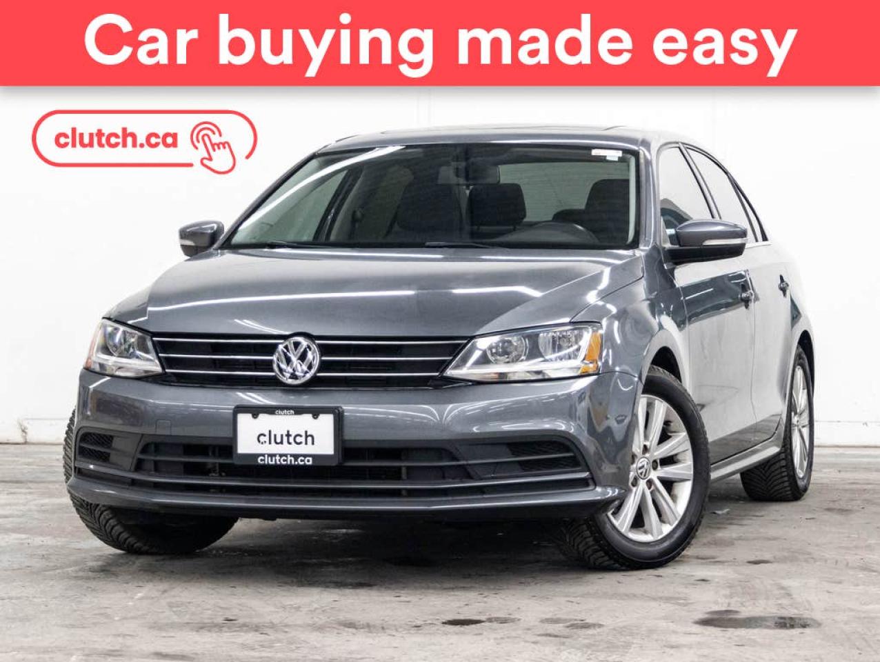 Used 2017 Volkswagen Jetta Wolfsburg Edition w/ Apple CarPlay & Android Auto, Sunroof, Dual-Zone A/C for sale in Toronto, ON