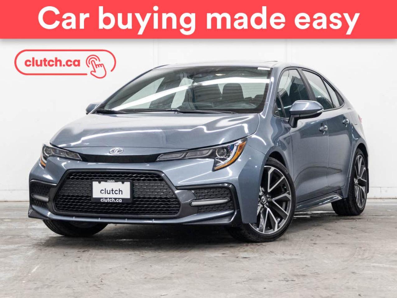 Used 2022 Toyota Corolla SE w/ Upgrade Pkg w/ Apple CarPlay & Android Auto, A/C, Power Sunroof for sale in Toronto, ON