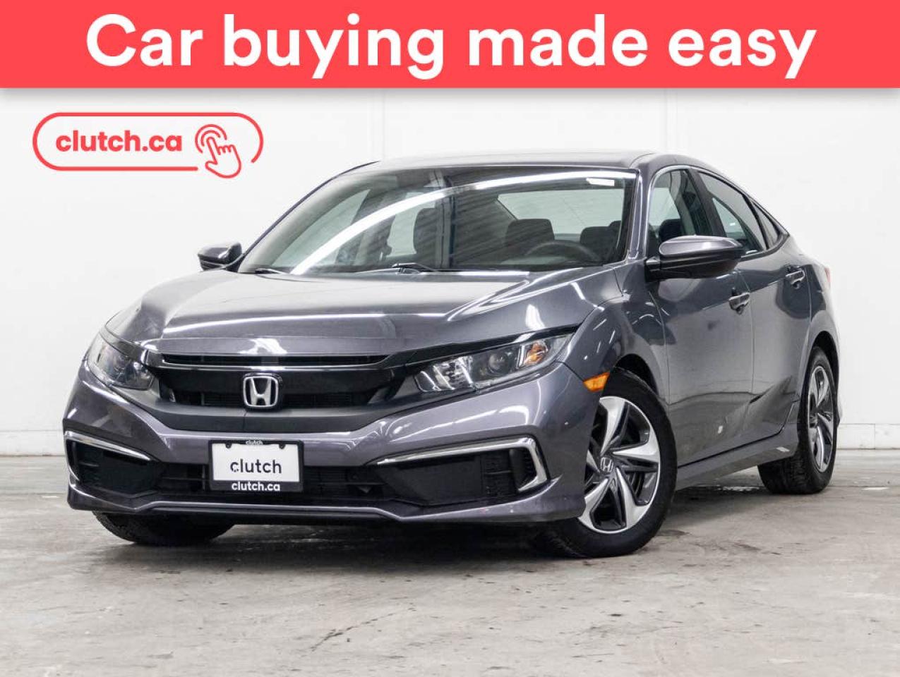 Used 2020 Honda Civic LX w/ Apple CarPlay  &  Android Auto, A/C, Rearview Cam for sale in Toronto, ON