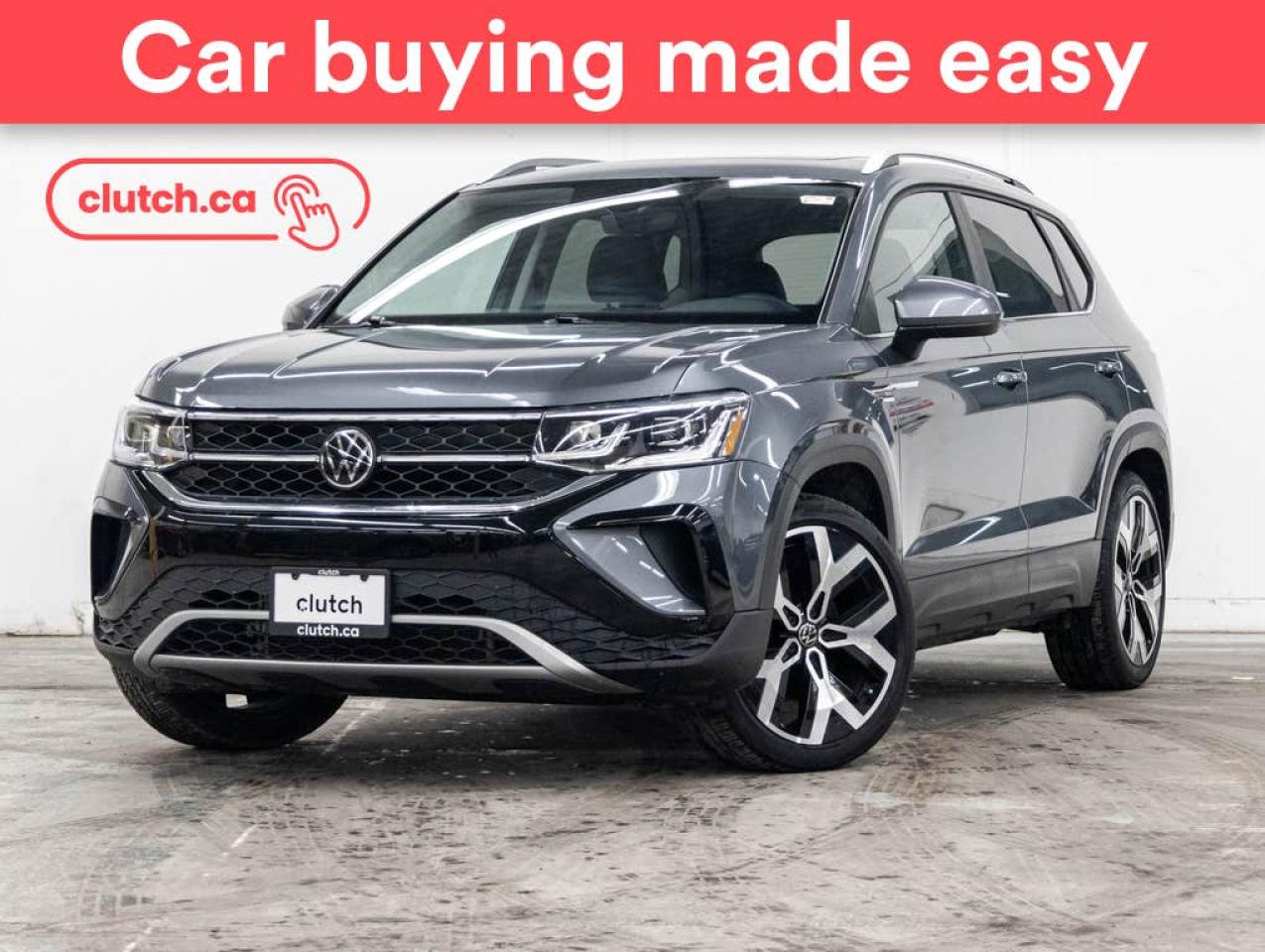 Used 2023 Volkswagen Taos Highline AWD w/ Apple CarPlay & Android Auto, Heated Steering Wheel, Heated Front Seats for sale in Toronto, ON