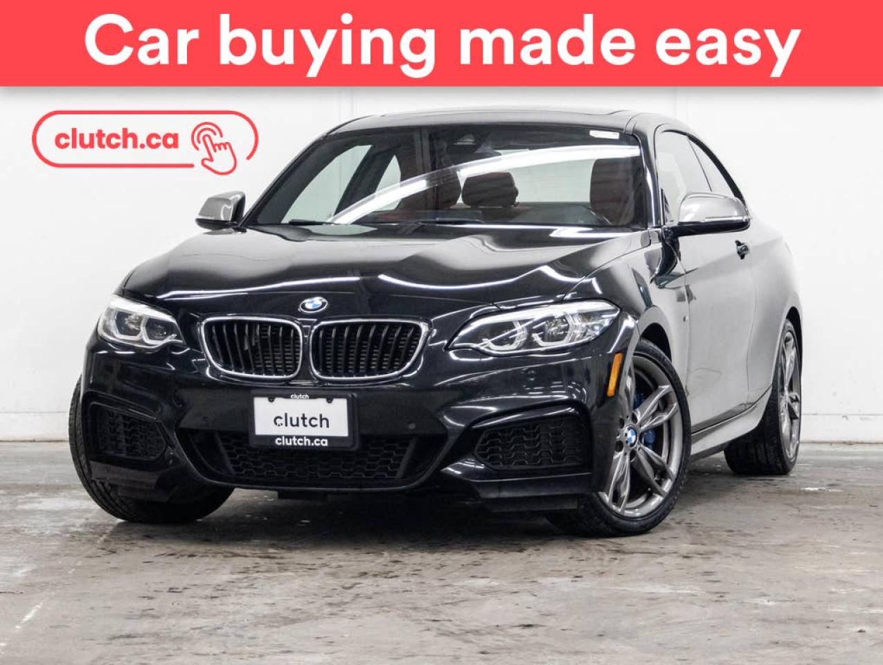 Used 2018 BMW 2 Series M240i xDrive AWD w/ Apple CarPlay, Dual Zone A/C, Power Sunroof for sale in Toronto, ON