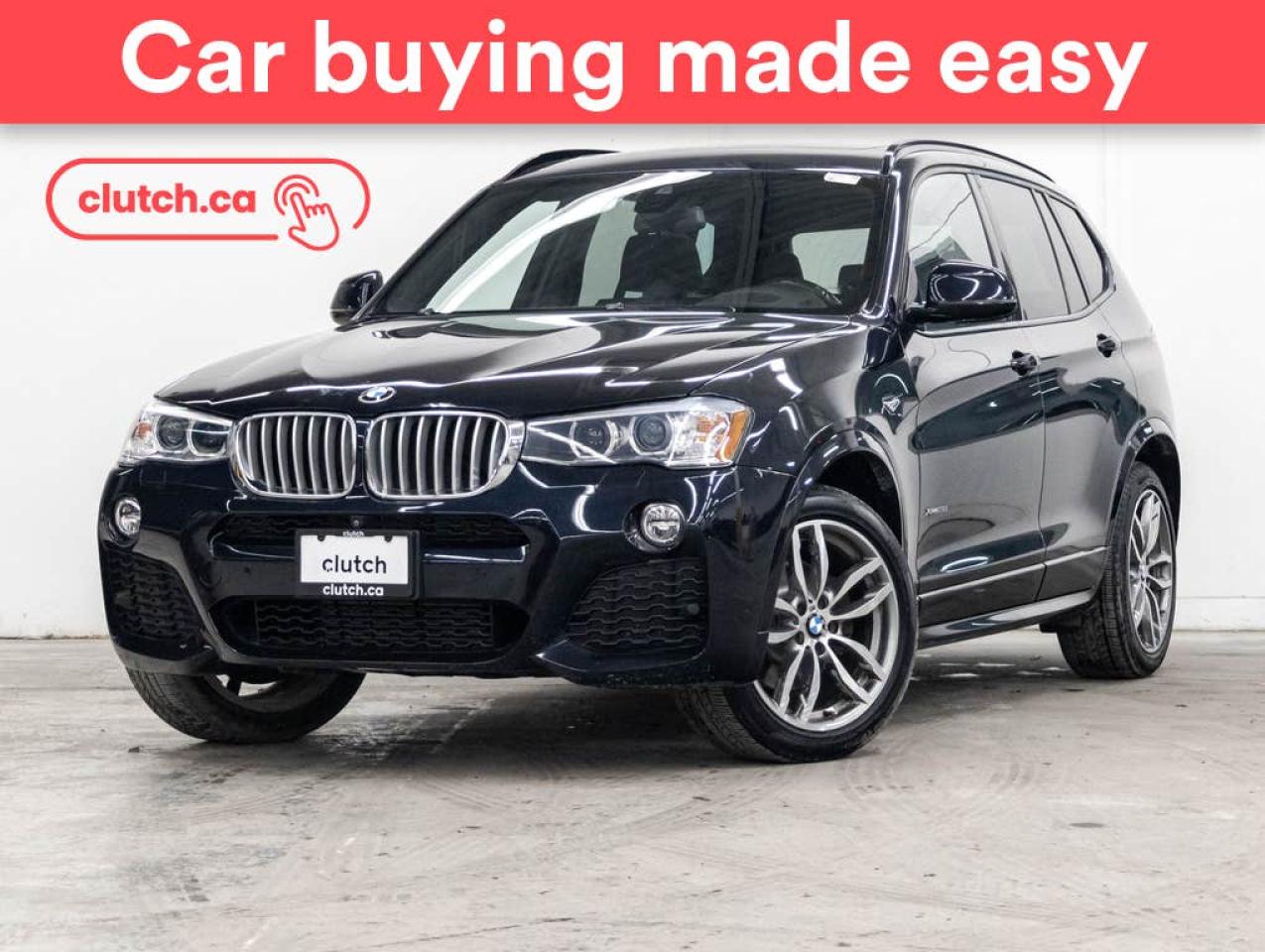 Used 2017 BMW X3 xDrive28i AWD w/ Heated Front Seats, Panoramic Sunroof, Nav for sale in Toronto, ON