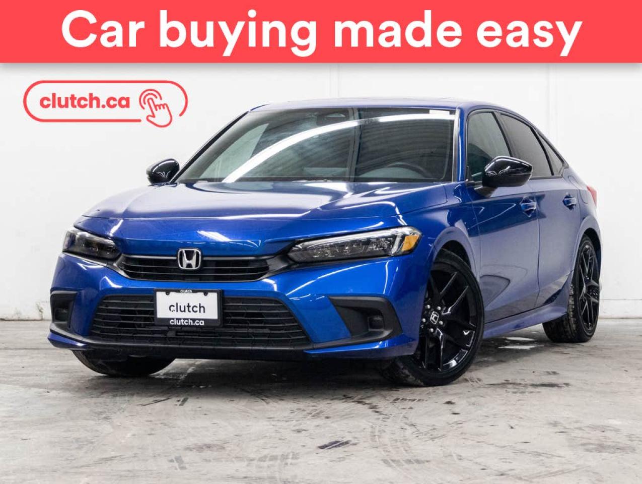 Used 2023 Honda Civic Sport w/ Apple CarPlay & Android Auto, Moonroof, Dual-Zone A/C for sale in Toronto, ON