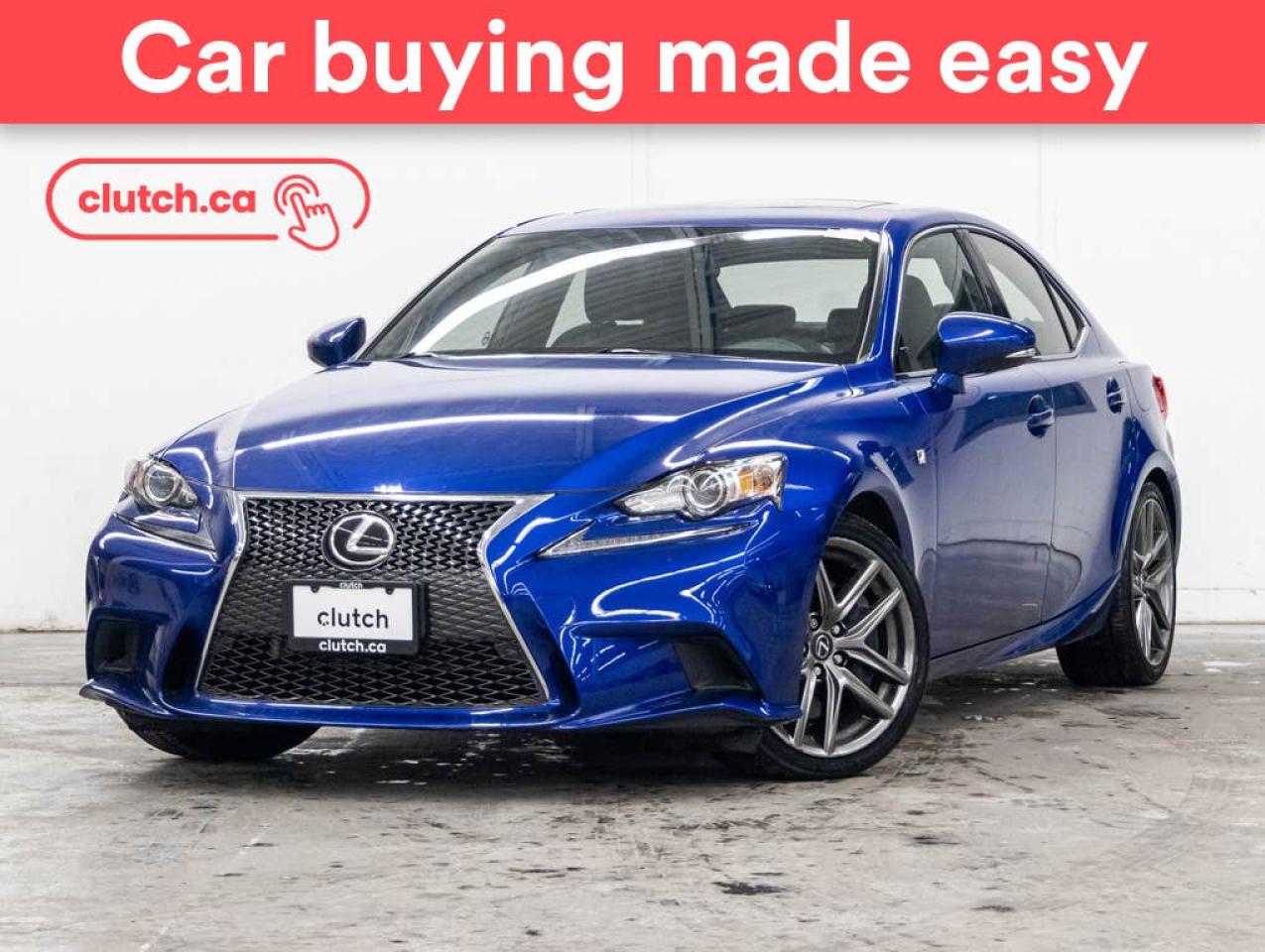 Used 2016 Lexus IS 300 AWD w/ Power Sunroof, Dual Zone A/C, Rearview Cam for sale in Toronto, ON