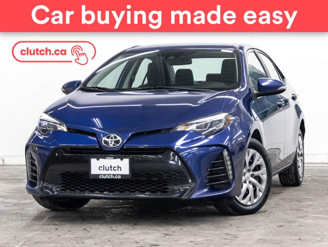 Used 2017 Toyota Corolla SE w/ Heated Front Seats, A/C, Rearview Cam for sale in Toronto, ON