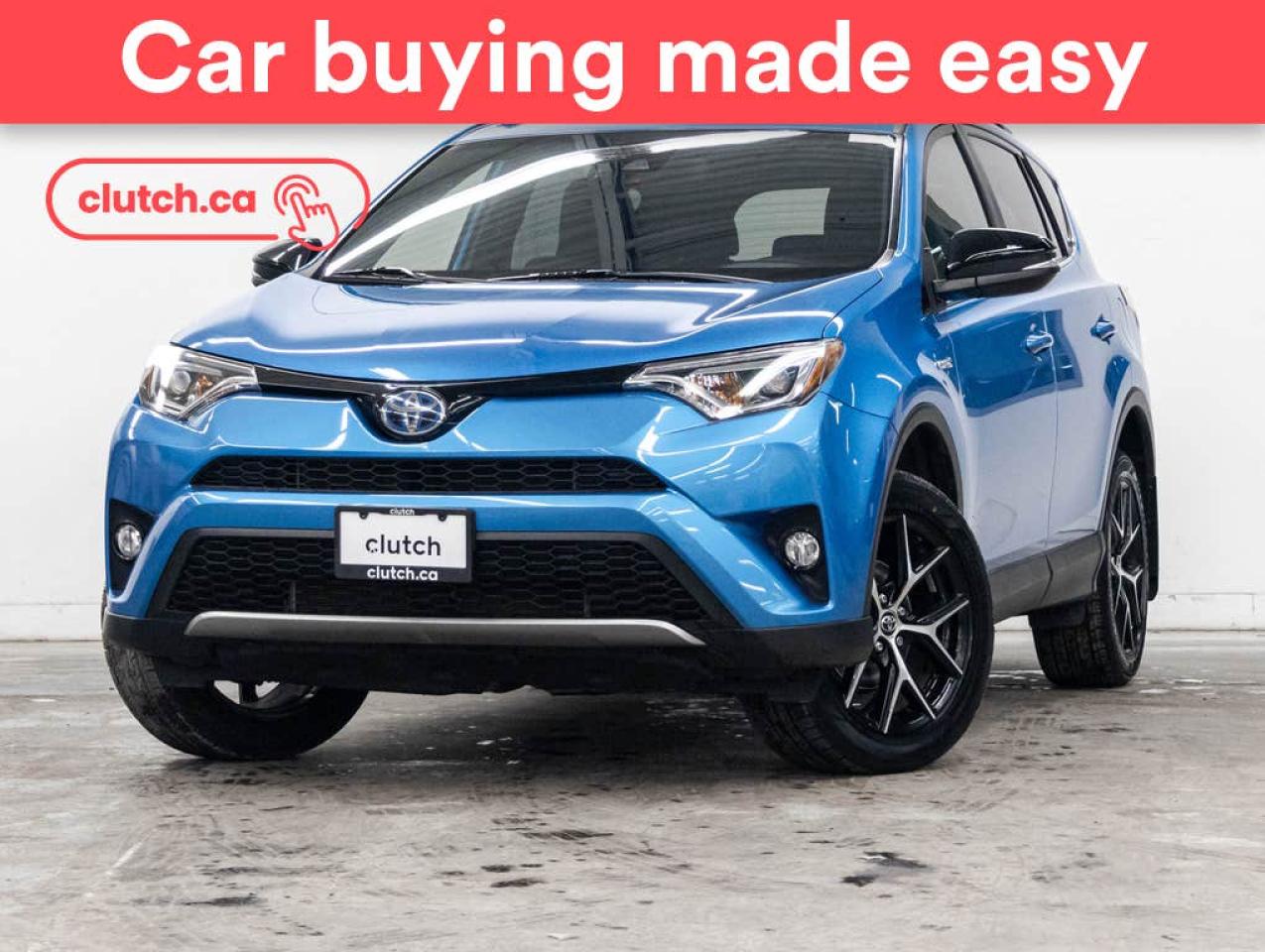 Used 2018 Toyota RAV4 Hybrid SE AWD w/ Heated Front Seats, Power Moonroof, Nav for sale in Toronto, ON