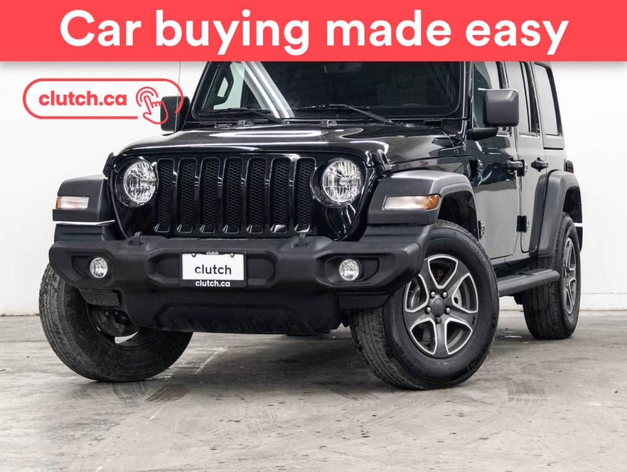 Used 2022 Jeep Wrangler Unlimited Sport S 4WD w/ Uconnect 4C, Dual Zone A/C, Apple CarPlay & Android Auto for sale in Toronto, ON