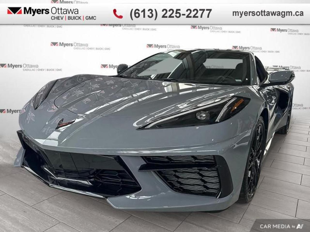 New 2025 Chevrolet Corvette Stingray Convertible  1LT CONVERTIBLE, SEAWOLF GREY, NPP PERFORMANCE EXHAUST for sale in Ottawa, ON