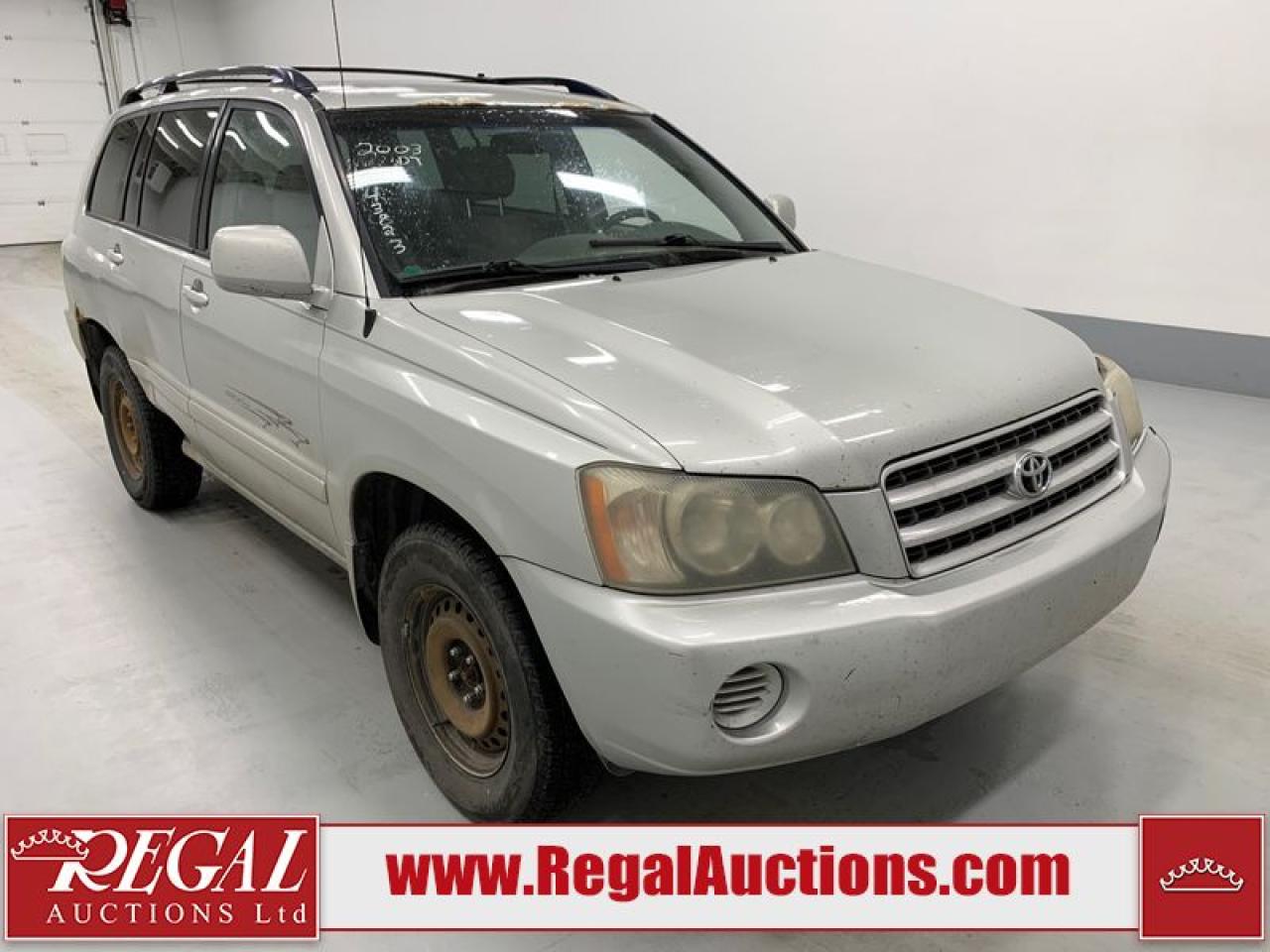 Used 2003 Toyota Highlander  for sale in Calgary, AB