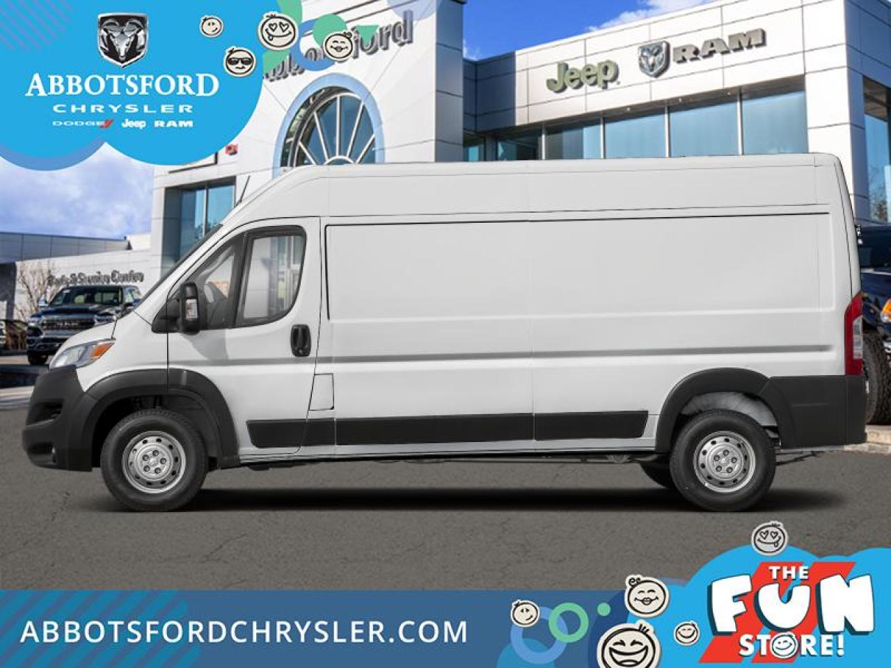 New 2025 RAM Cargo Van ProMaster 2500 High Roof 159  - $215.97 /Wk for sale in Abbotsford, BC