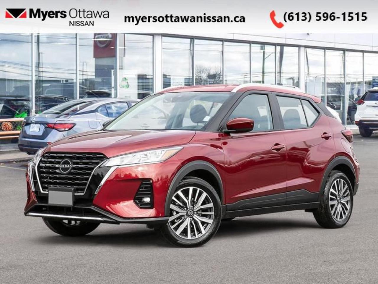 <br> <br>  Thanks for looking. <br> <br><br> <br> This scarlet ember t SUV  has an automatic transmission and is powered by a  122HP 1.6L 4 Cylinder Engine.<br> <br> Our Kicks Plays trim level is SV. <br><br> <br>To apply right now for financing use this link : <a href=https://www.myersottawanissan.ca/finance target=_blank>https://www.myersottawanissan.ca/finance</a><br><br> <br/>    6.49% financing for 84 months. <br> Payments from <b>$433.48</b> monthly with $0 down for 84 months @ 6.49% APR O.A.C. ( Plus applicable taxes -  $621 Administration fee included. Licensing not included.    ).  Incentives expire 2025-01-02.  See dealer for details. <br> <br> <br>LEASING:<br><br>Estimated Lease Payment: $376/m <br>Payment based on 4.99% lease financing for 39 months with $0 down payment on approved credit. Total obligation $14,678. Mileage allowance of 20,000 KM/year. Offer expires 2025-01-02.<br><br><br><br> Come by and check out our fleet of 20+ used cars and trucks and 70+ new cars and trucks for sale in Ottawa.  o~o