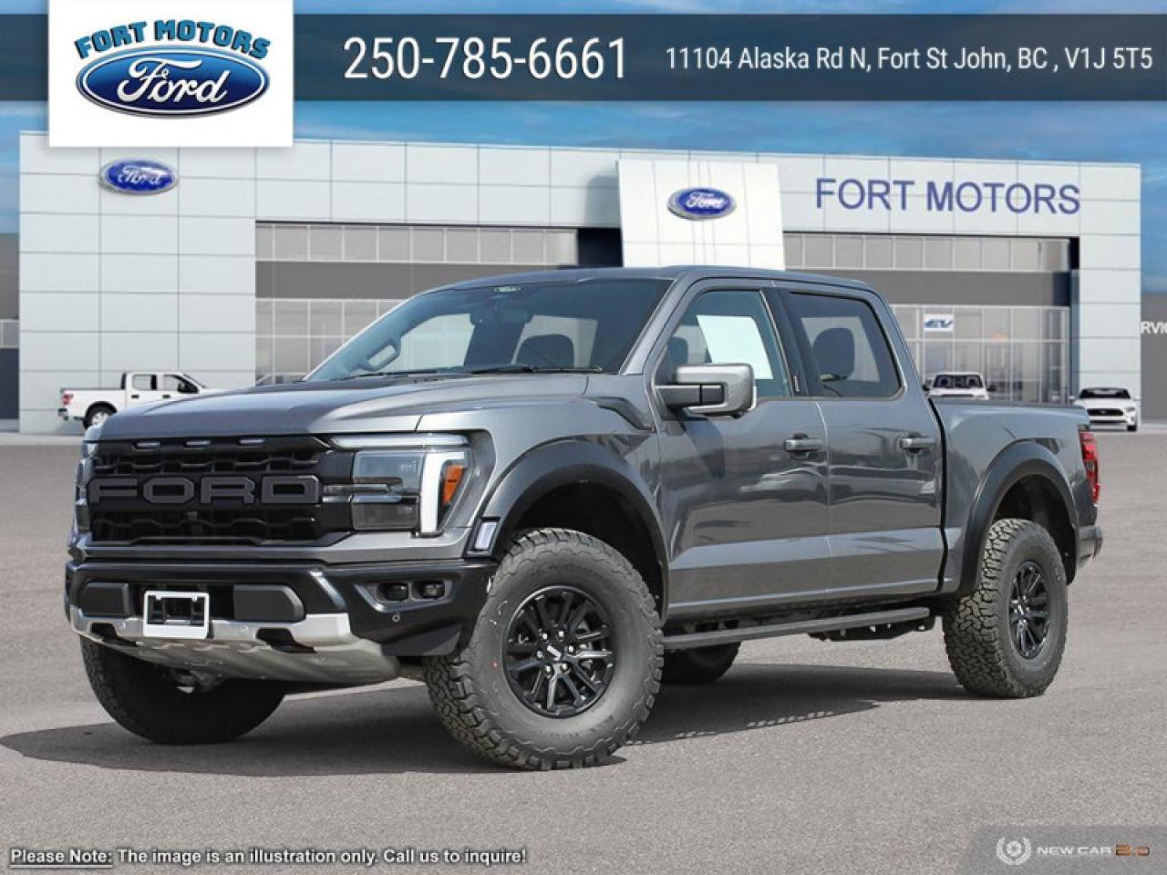 New 2024 Ford F-150 Raptor  - Leather Seats - Sunroof for sale in Fort St John, BC