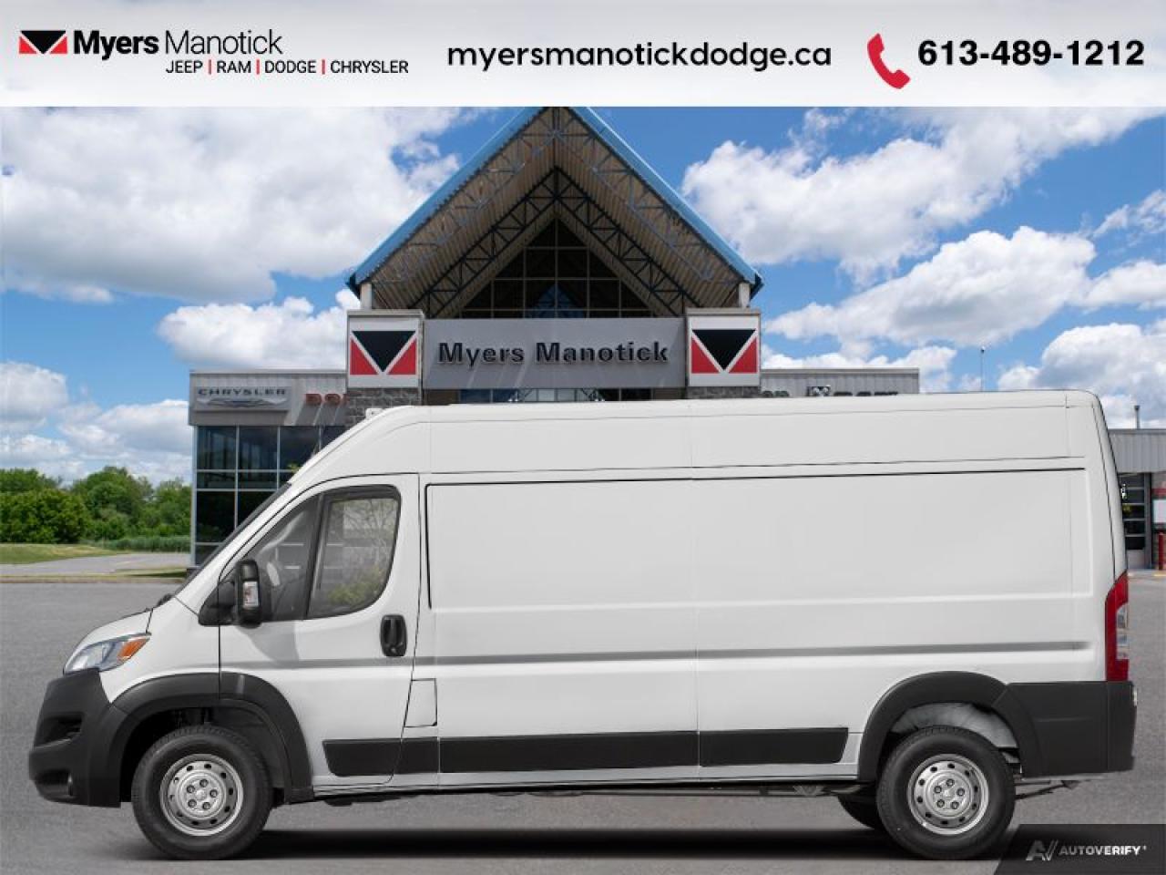 New 2025 RAM Cargo Van ProMaster 2500 High Roof 159  CONQUER THE WORKPLACE - $203.55 /Wk for sale in Ottawa, ON