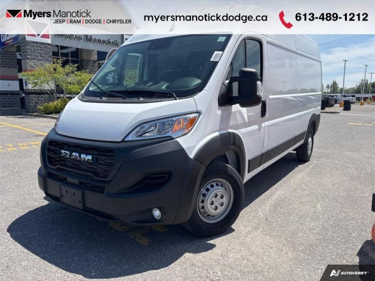 New 2025 RAM Cargo Van ProMaster 2500 High Roof 159  CONQUER THE WORKPLACE - $203.55 /Wk for sale in Ottawa, ON