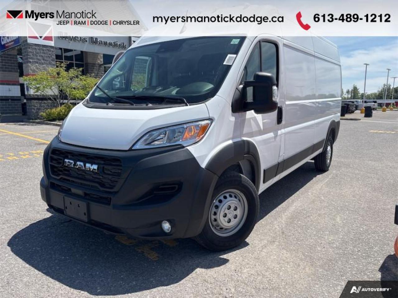New 2025 RAM Cargo Van ProMaster 2500 High Roof 159  CONQUER THE WORKPLACE - $203.55 /Wk for sale in Ottawa, ON