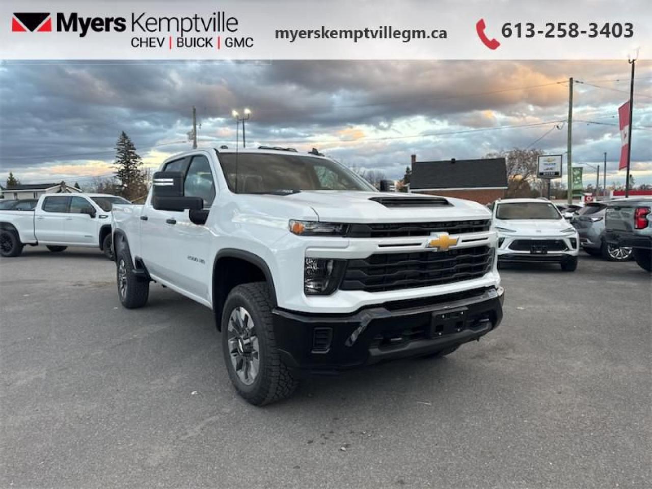 New 2025 Chevrolet Silverado 2500 HD Custom  - Aluminum Wheels for sale in Kemptville, ON