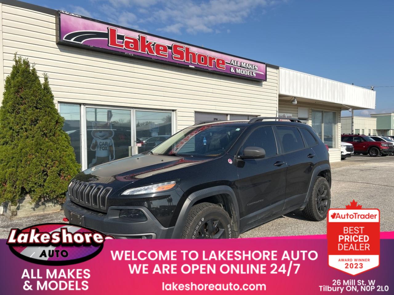 Used 2016 Jeep Cherokee Trailhawk for sale in Tilbury, ON