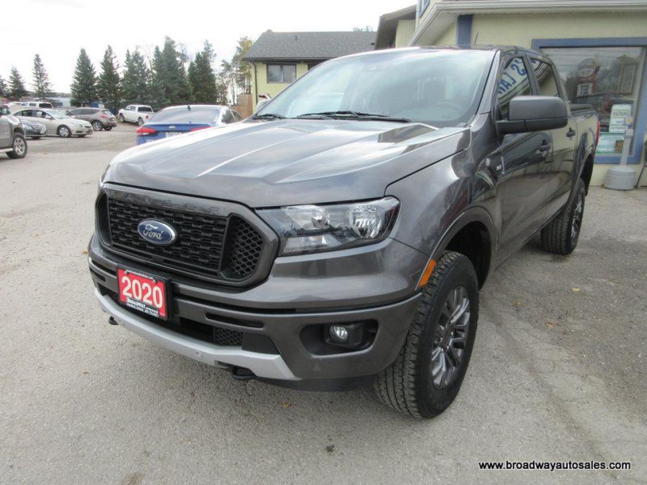 Used 2020 Ford Ranger FUEL EFFICIENT XLT-SPORT-EDITION 5 PASSENGER 2.3L - ECO-BOOST.. 4X4.. CREW-CAB.. SHORTY.. NAVIGATION.. BLUETOOTH SYSTEM.. BACK-UP CAMERA.. for sale in Bradford, ON