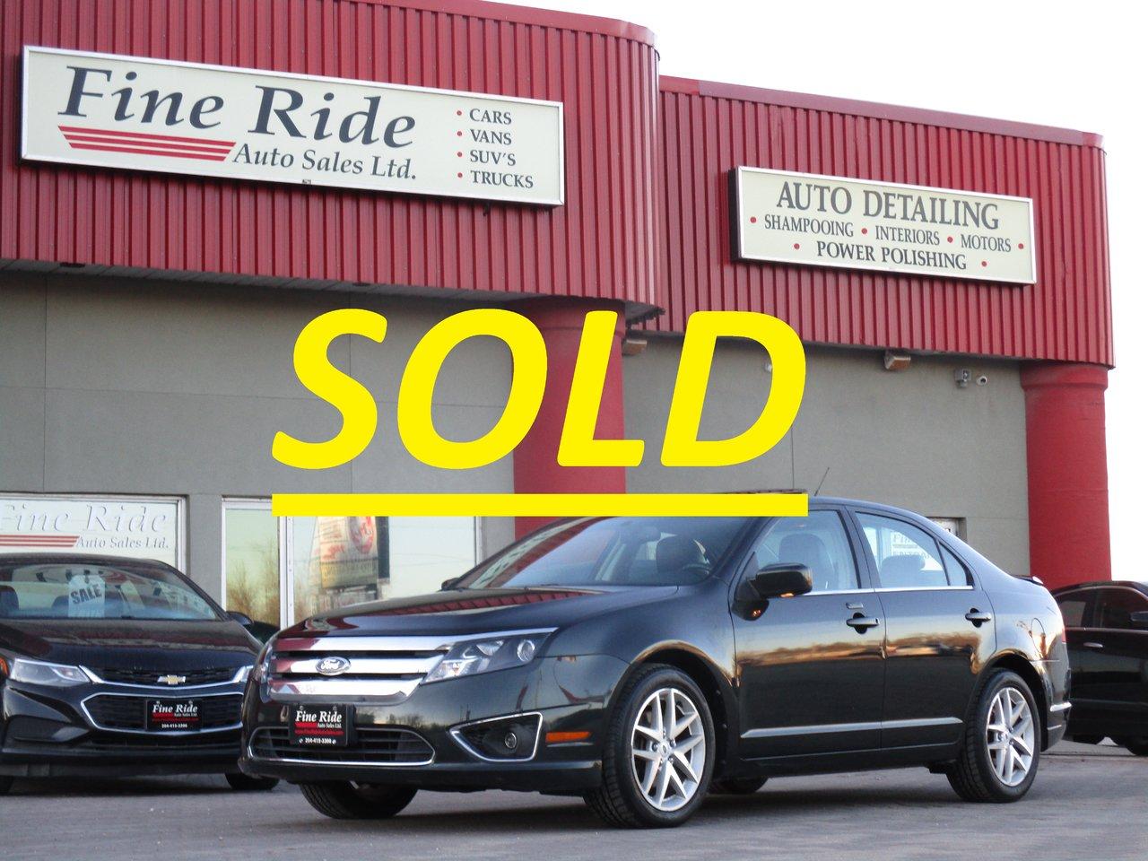 Used 2010 Ford Fusion SEL for sale in West Saint Paul, MB