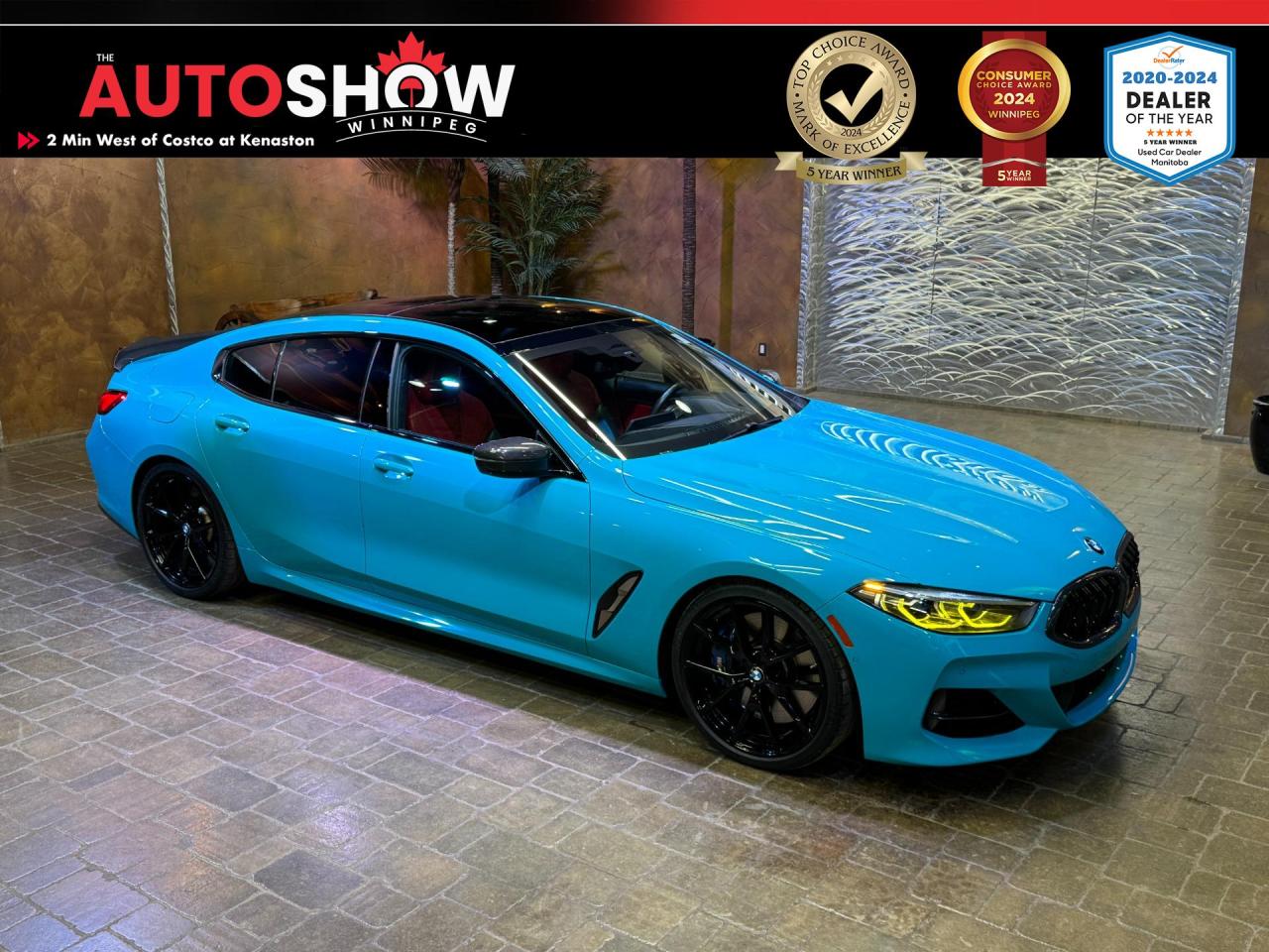 Used 2022 BMW 8 Series M850I XDRIVE- MUST SEE!! Carbon Pkg, Red Lthr for sale in Winnipeg, MB