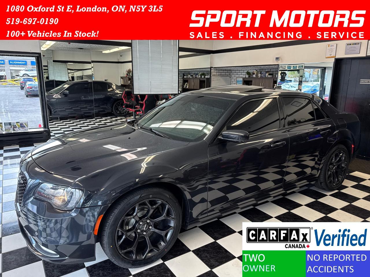 Used 2019 Chrysler 300 S+New Tires+Brakes+ApplePlay+Roof+GPS+CLEAN CARFAX for sale in London, ON