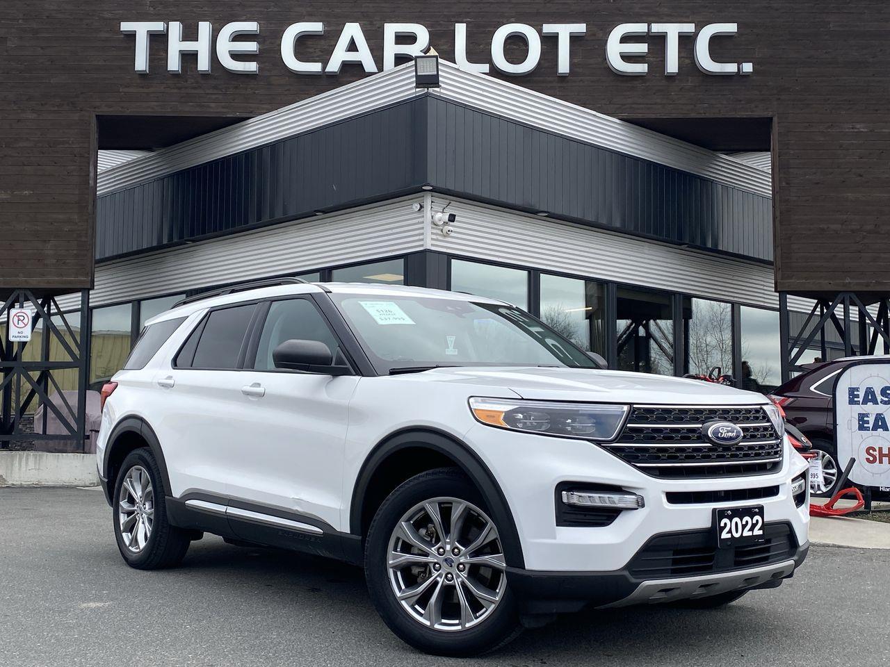 Used 2022 Ford Explorer XLT PREVIOUS DAILY RENTAL! REMOTE START, HEATED LEATHER SEATS/STEERING WHEEL, NAV, BACK UP CAM! for sale in Sudbury, ON