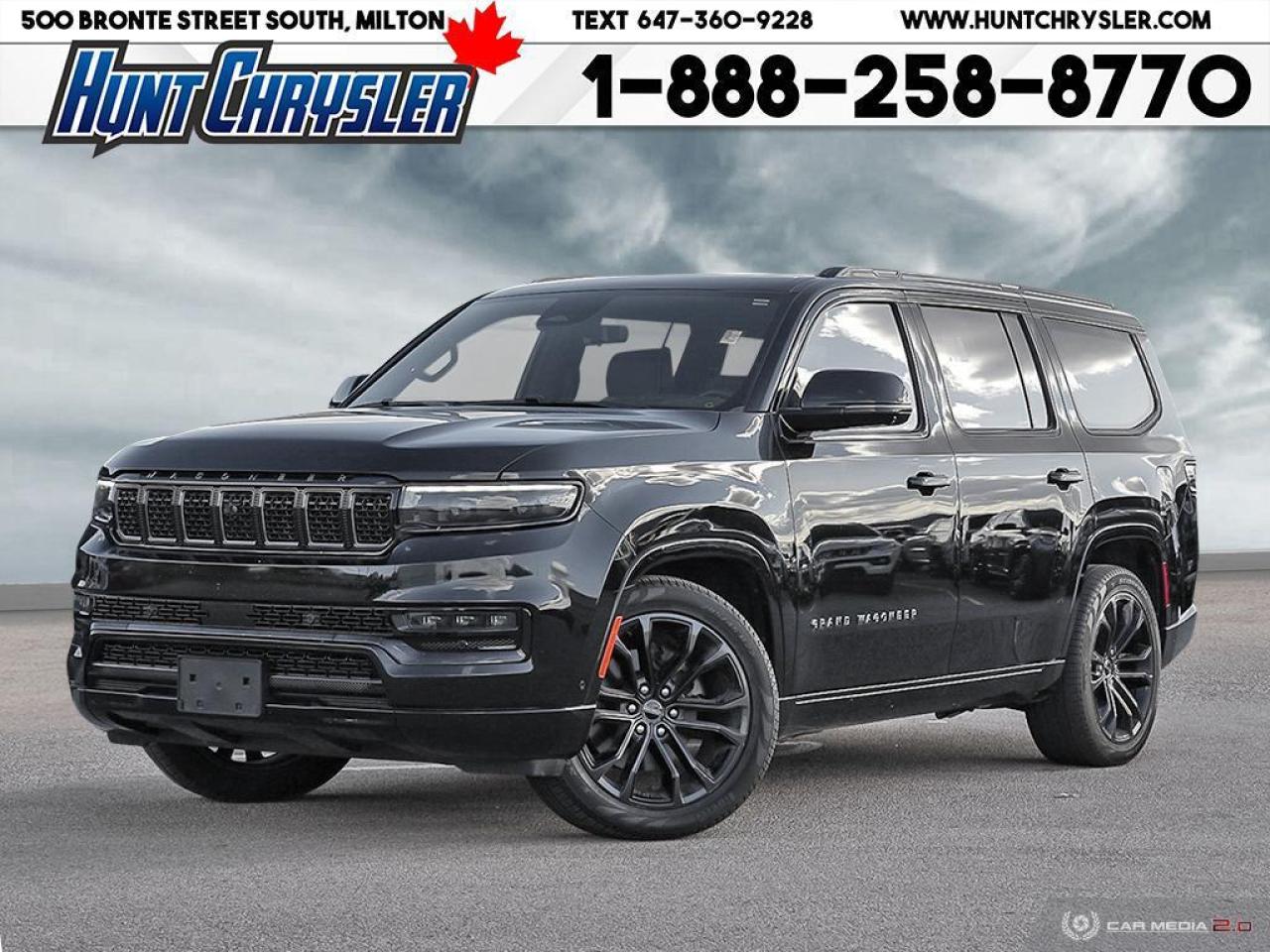 Used 2023 Jeep Grand Wagoneer SERIES II OBSIDIAN | 6.4L | REAR ENT | FLEX | 22s for sale in Milton, ON