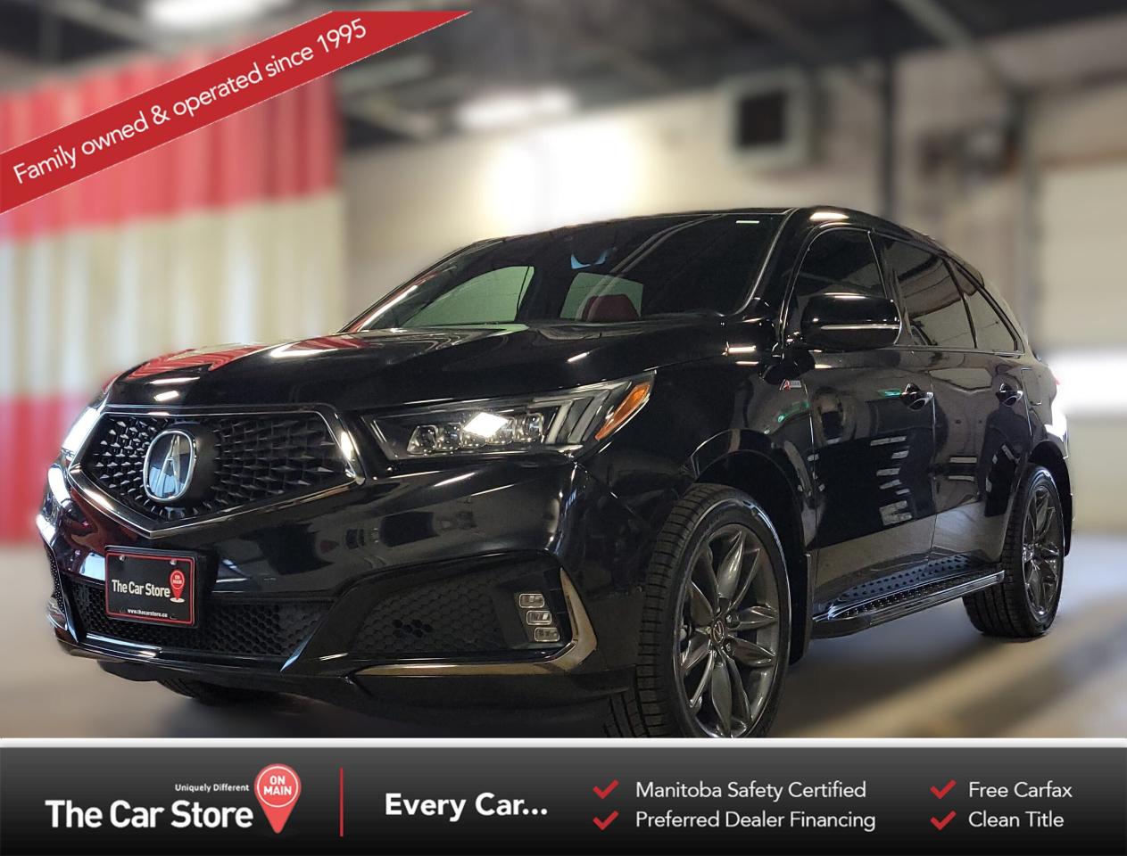 Used 2019 Acura MDX A-Spec AWD|Carplay/7 Seats/Remote Start/0 Accident for sale in Winnipeg, MB