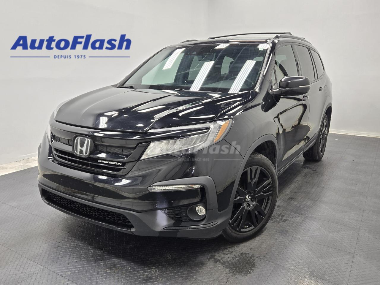 Used 2021 Honda Pilot BLACK EDITION, AWD, V6, SIEGES VENTILER, CUIR for sale in Saint-Hubert, QC