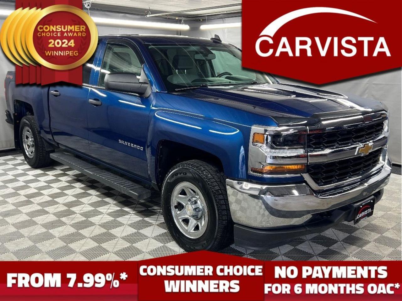 Used 2017 Chevrolet Silverado 1500 WT Crew Cab 4x4 for sale in Winnipeg, MB