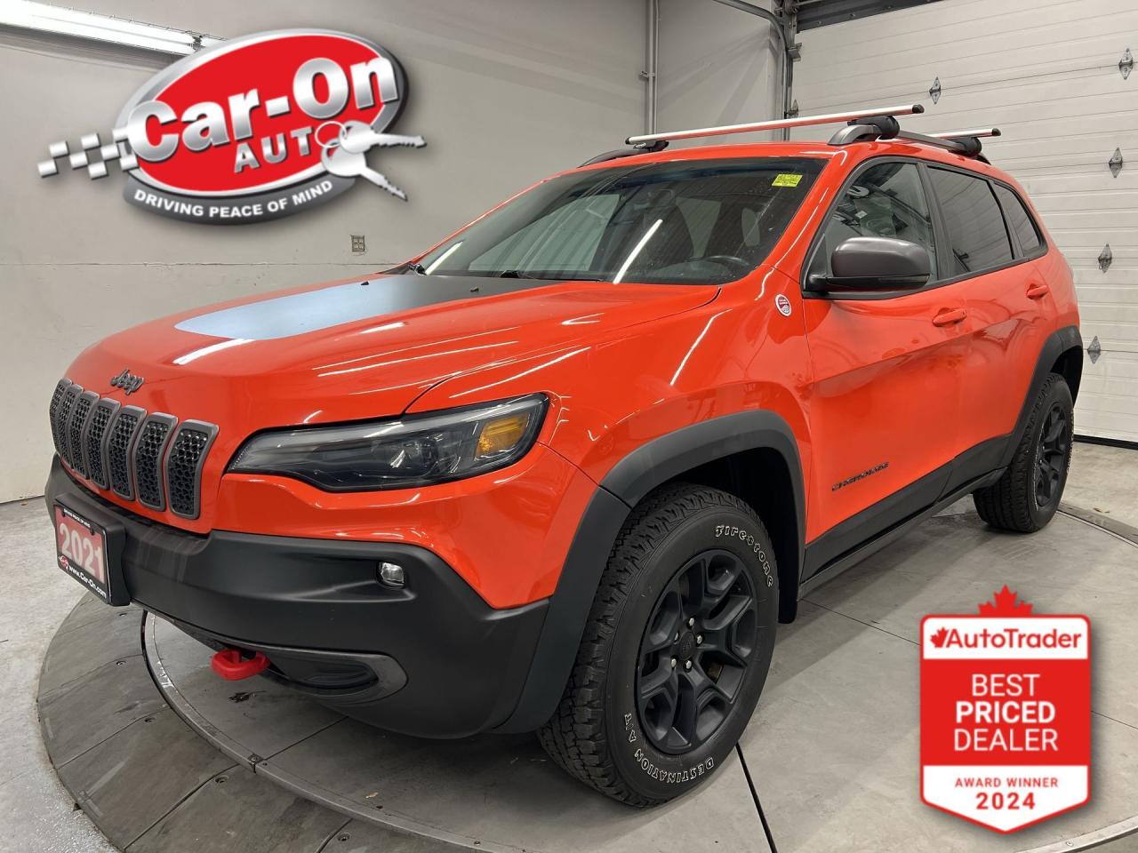 Used 2021 Jeep Cherokee V6 TRAILHAWK 4x4 | LEATHER |CARPLAY |REMOTE START for sale in Ottawa, ON