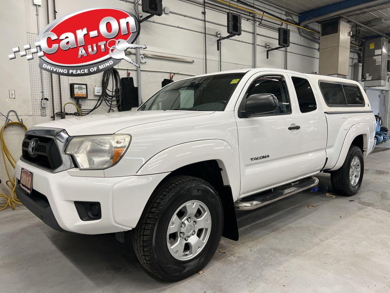 LOW KMS AND CERTIFIED!! Automatic 4x4 SR5 w/ 4.0L V6, 6.1-inch touchscreen, backup camera, alloys, running boards, air conditioning, keyless entry, auto-dimming rearview mirror, tow package (6,500lb capacity), 6-foot box w/ bedliner, power windows, power locks, power mirrors, leather-wrapped steering wheel, Bluetooth and cruise control!