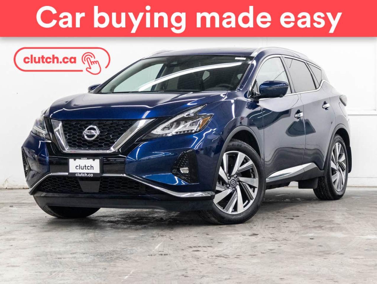 Used 2021 Nissan Murano SL AWD w/ Apple CarPlay & Android Auto, Panoramic Moonroof, Rearview Cam for sale in Toronto, ON