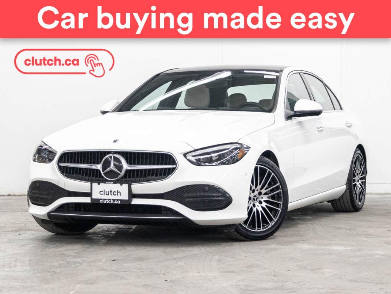 Used 2022 Mercedes-Benz C-Class C 300 4Matic AWD  w/ Apple CarPlay & Android Auto, Dual Zone A/C, Dual Panel Sunroof for sale in Toronto, ON