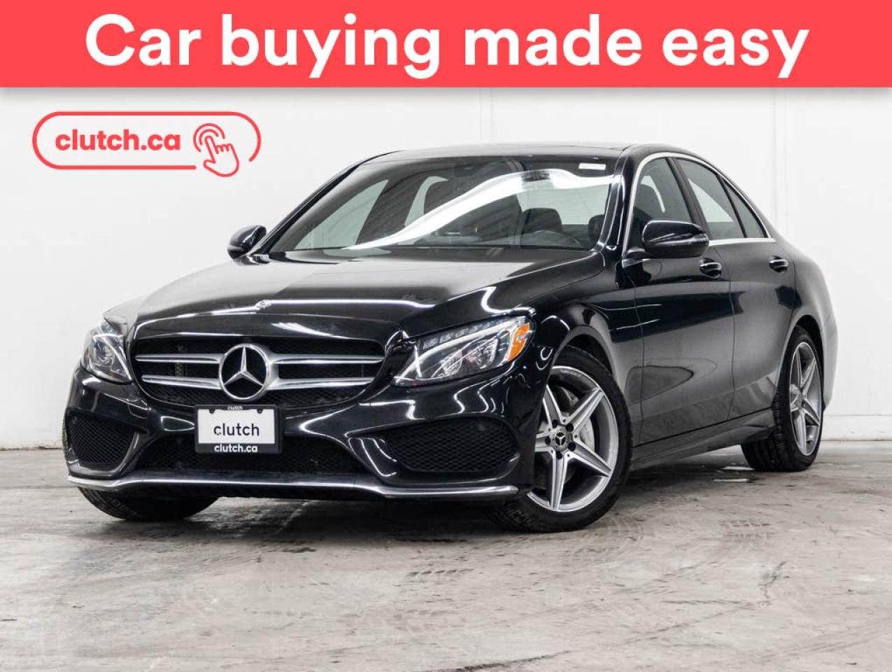 Used 2018 Mercedes-Benz C 300 4MATIC AWD w/ Nav, Dual Zone A/C, Dual Panel Sunroof for sale in Toronto, ON