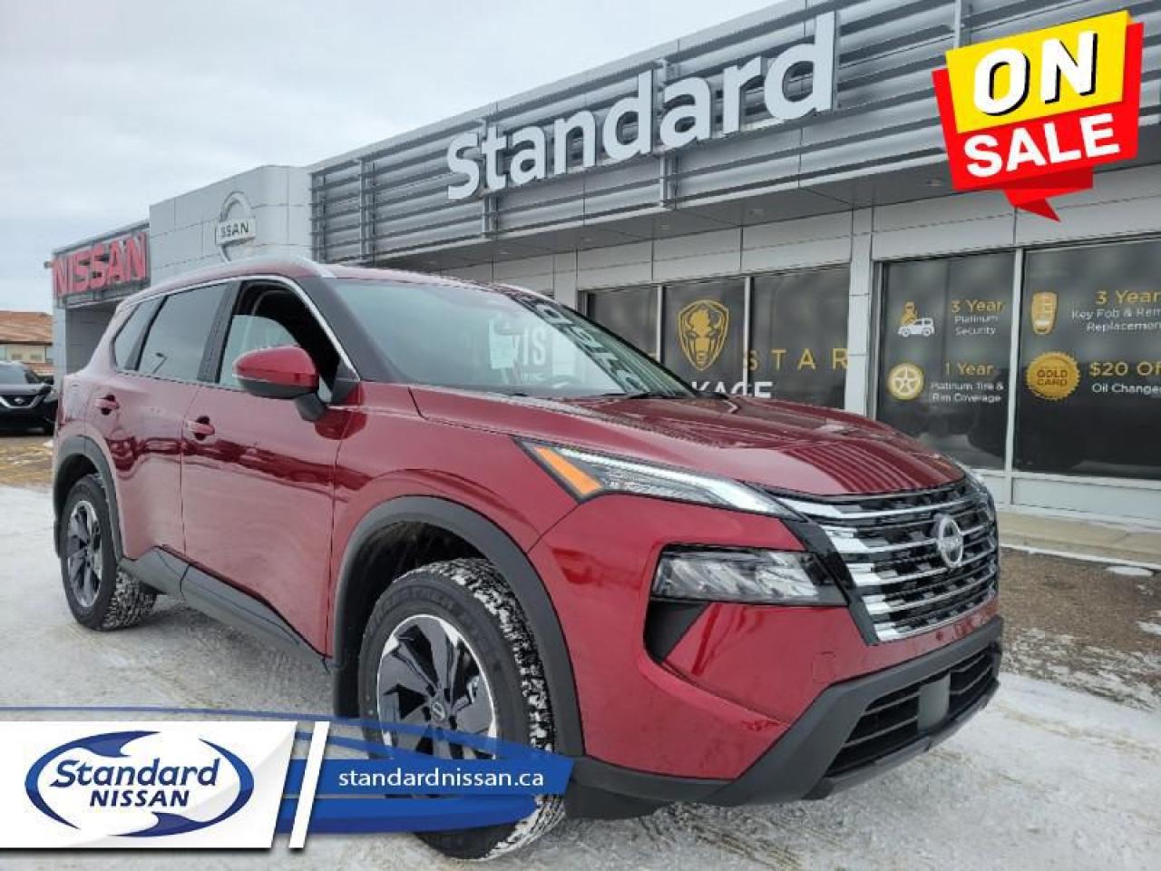 New 2025 Nissan Rogue SV  Moonroof,  Power Liftgate,  Adaptive Cruise Control,  Alloy Wheels,  Heated Seats! for sale in Swift Current, SK