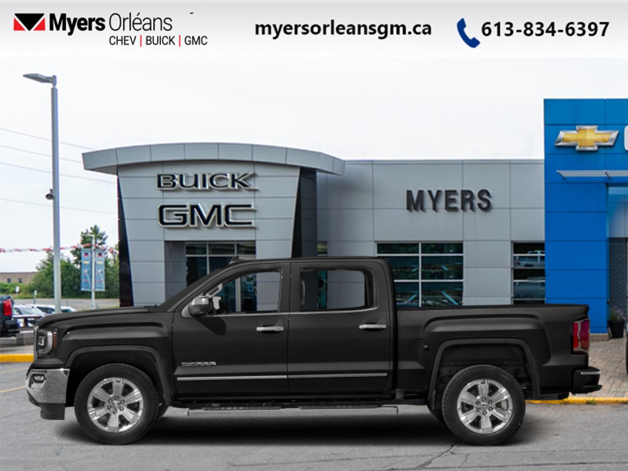 Used 2017 GMC Sierra 1500 SLT  - Leather Seats -  Heated Seats for sale in Orleans, ON