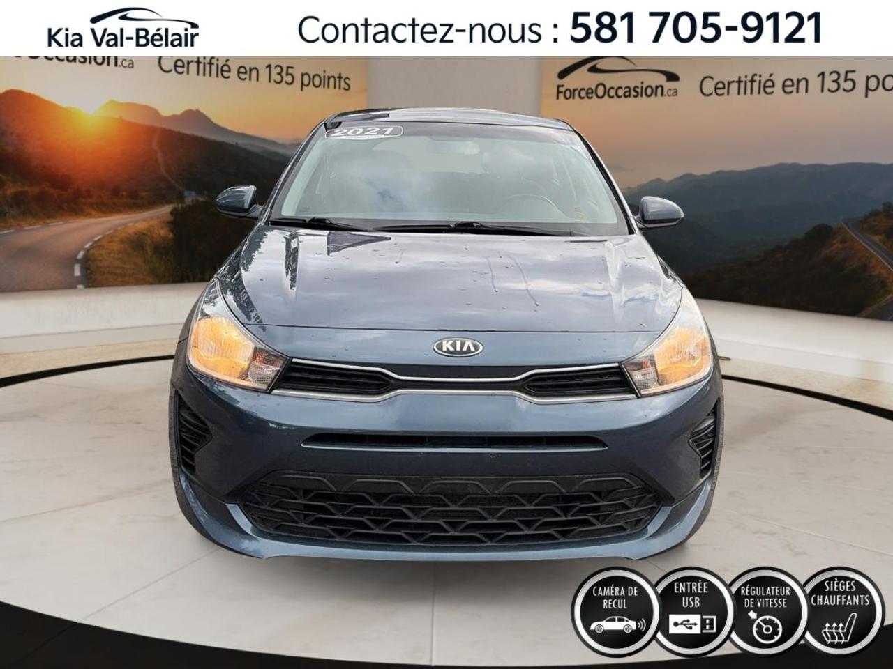 Used 2021 Kia Rio5 LX+ *A/C *CRUISE *CAMERA *BLUETOOTH *SIEGE CHAUFF. for sale in Québec, QC