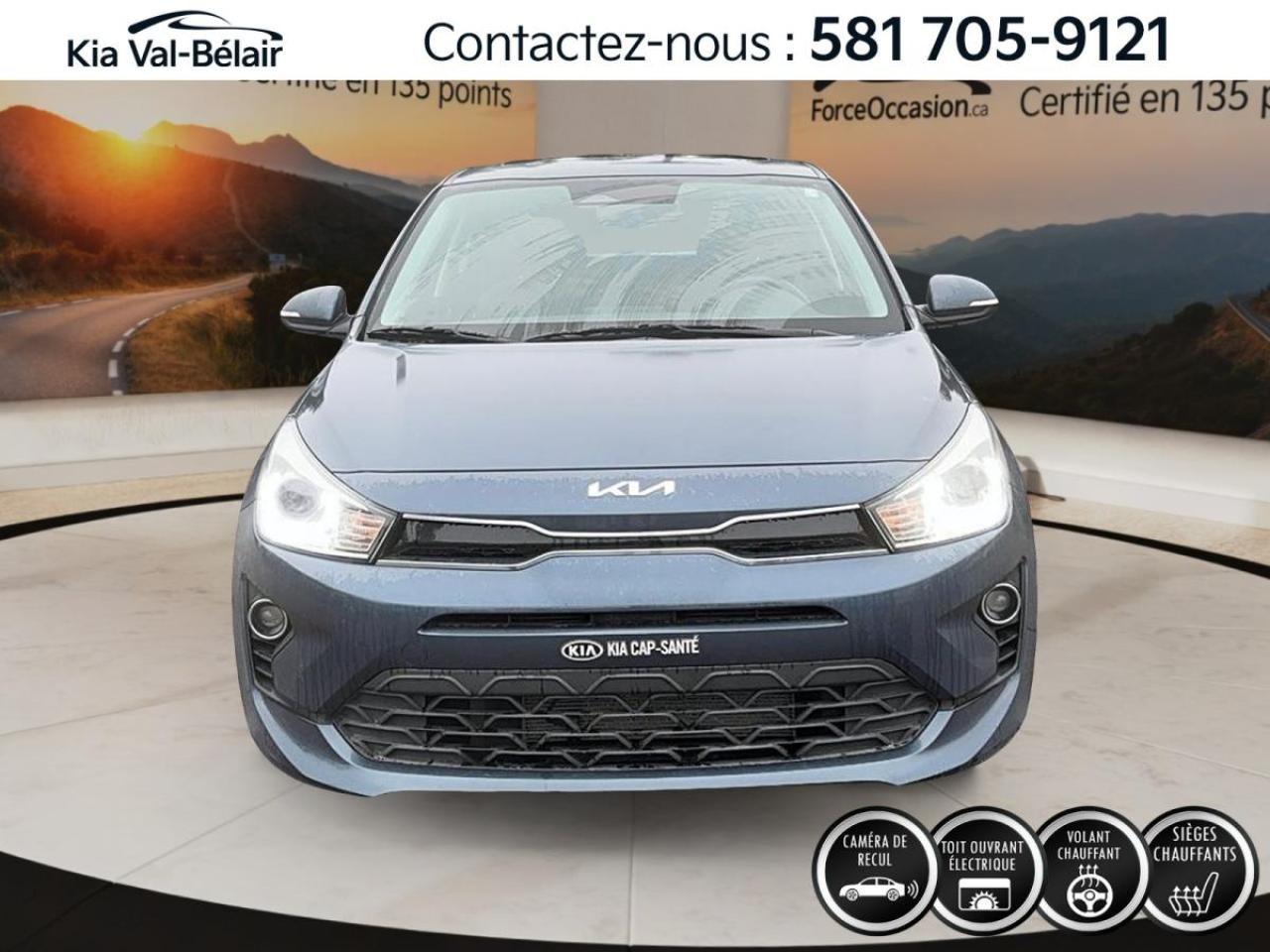 Used 2022 Kia Rio5 EX PREMIUM *TOIT *CRUISE *CAMERA *SIEGE CHAUFFANT for sale in Québec, QC