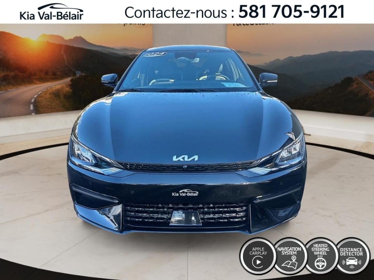 Used 2024 Kia EV6 LAND *AWD *GT-LINE PACK 1 *GPS *CUIR *CAMERA for sale in Québec, QC